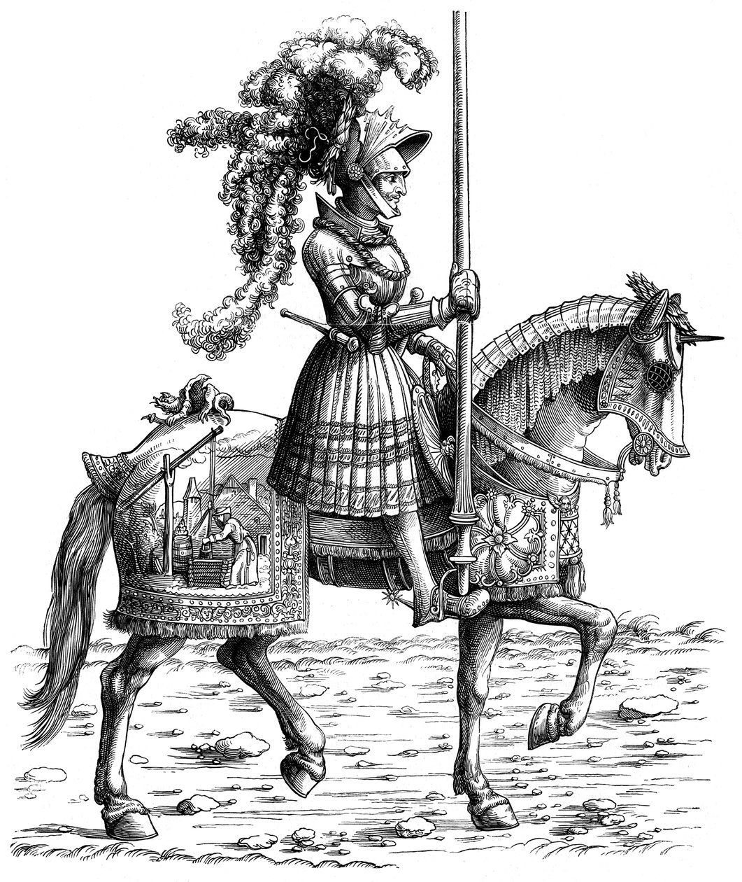 Maximilians triumfer, 1518 1844 af Unbekannt