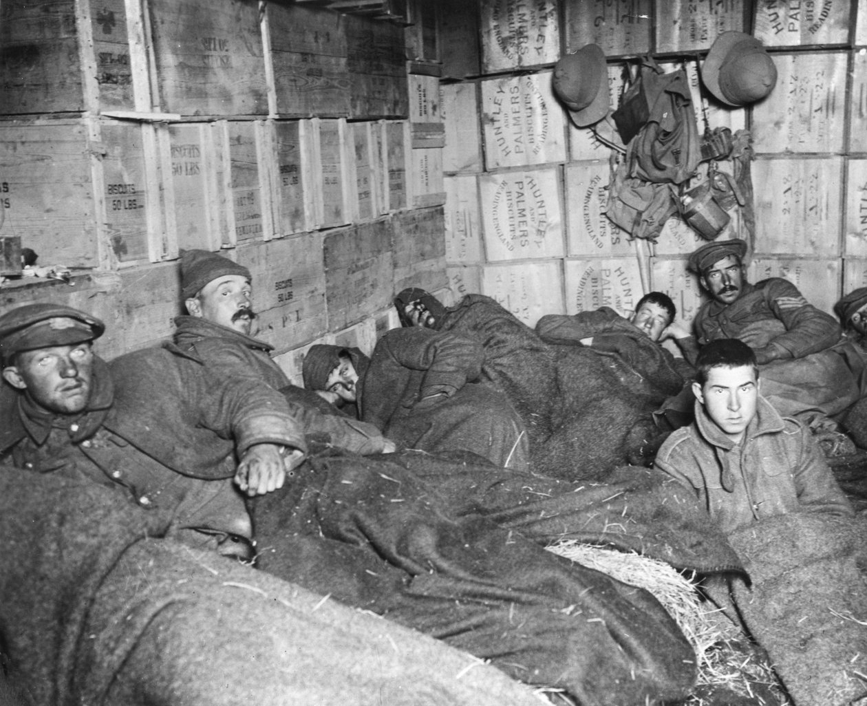 Tropper i hvile, Dardanellerne, Tyrkiet, 1915-1916 af Unbekannt
