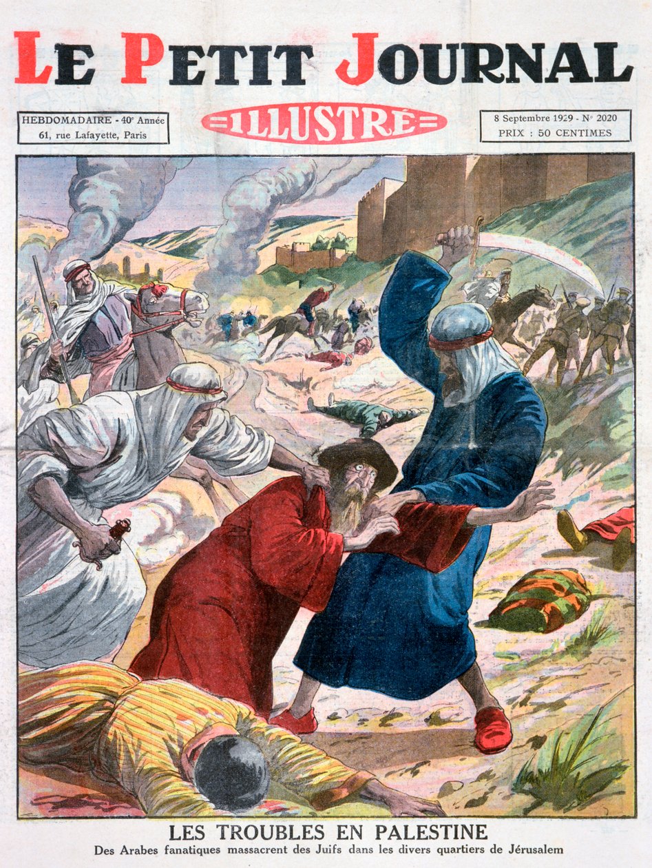 Trouble in Palæstina, 1929 af Unbekannt