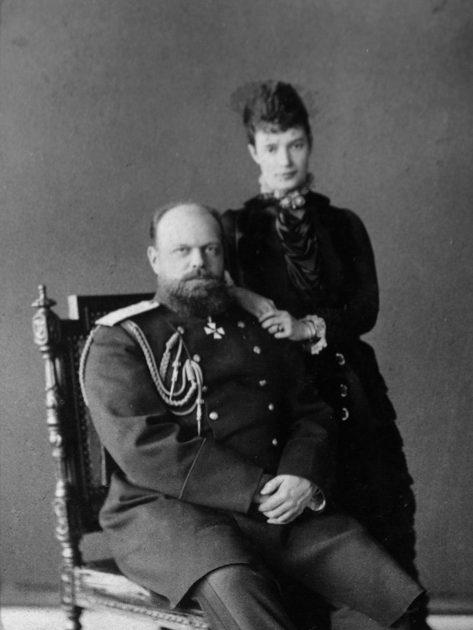 Zar Alexander III og Tsarina Maria Fyodorovna af Rusland, 1880