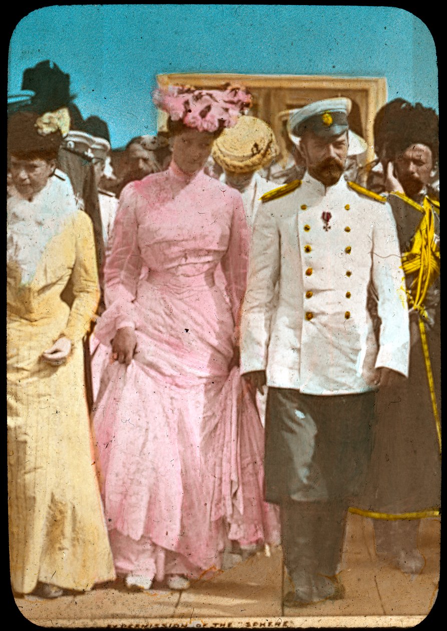 Tsar Nicholas II af Rusland og Tsarina Alexandra, c1894-c1917 af Unbekannt