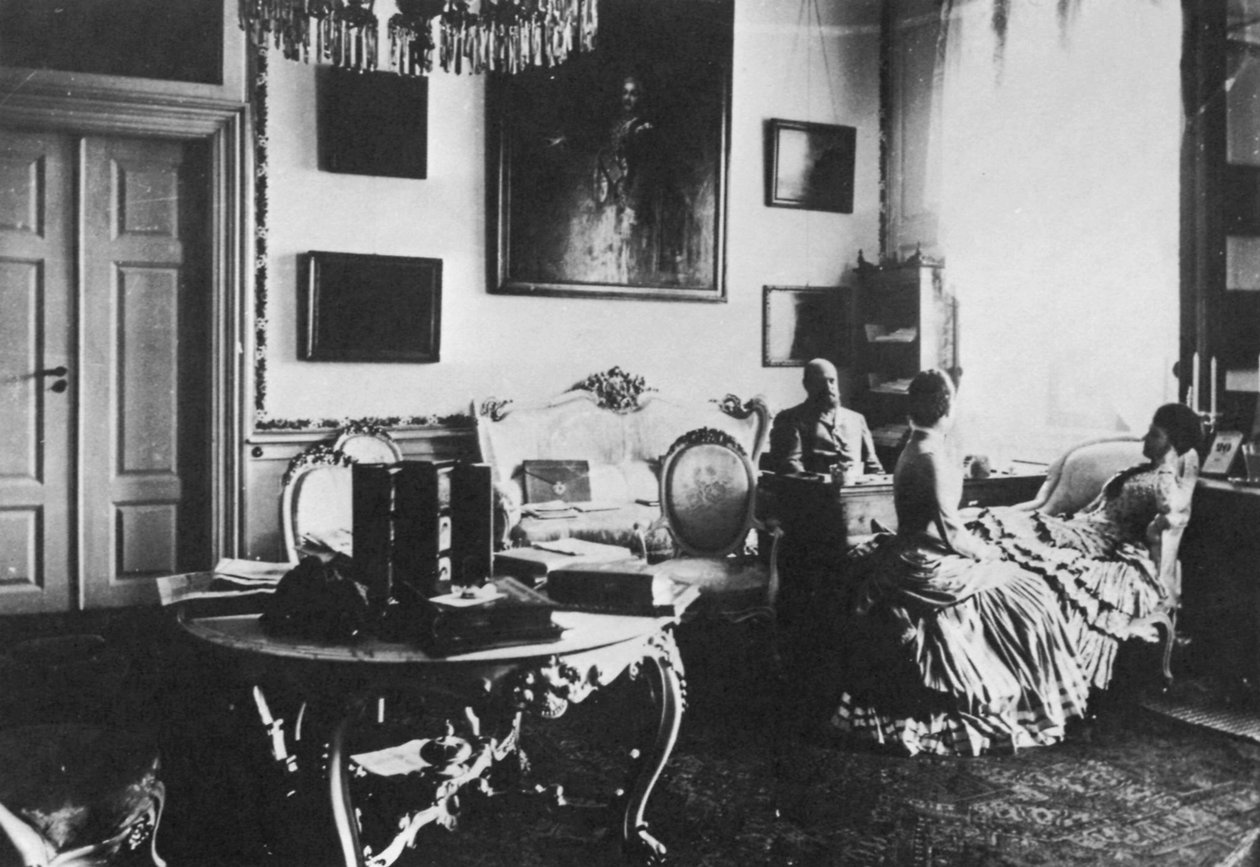 Tsarevich Alexander og storhertuginde Maria Feodorovna af Rusland, c1880 af Unbekannt