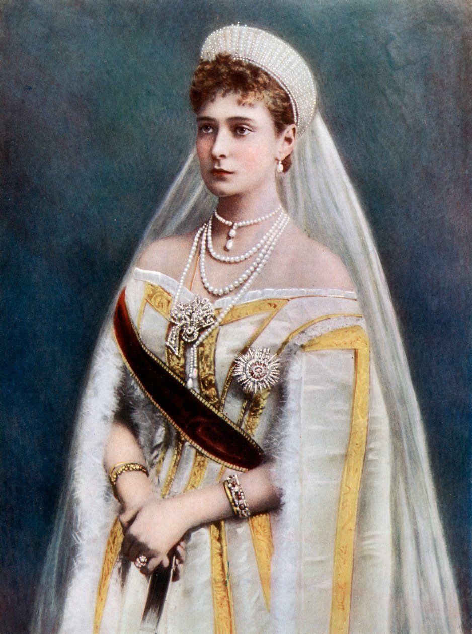 Tsarina Alexandra, Ruslands kejserinde, slutningen af det 19.-begyndelsen af det 20. århundrede af Unbekannt