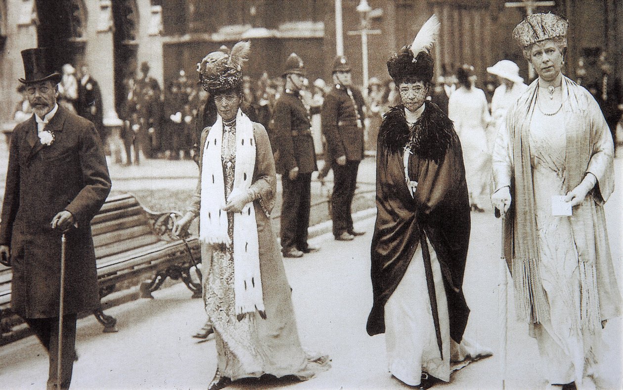Tsarina Maria Feodorovna fra Rusland besøger Storbritannien, 1890
