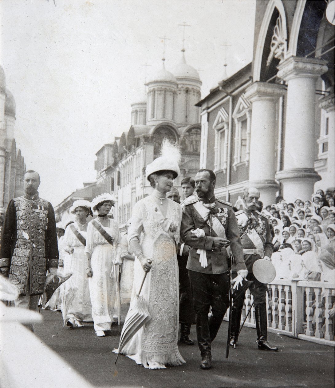 Tsarfamilien ved fejringen af 300-årsdagen for huset Romanov, Rusland, 1913 af Unbekannt