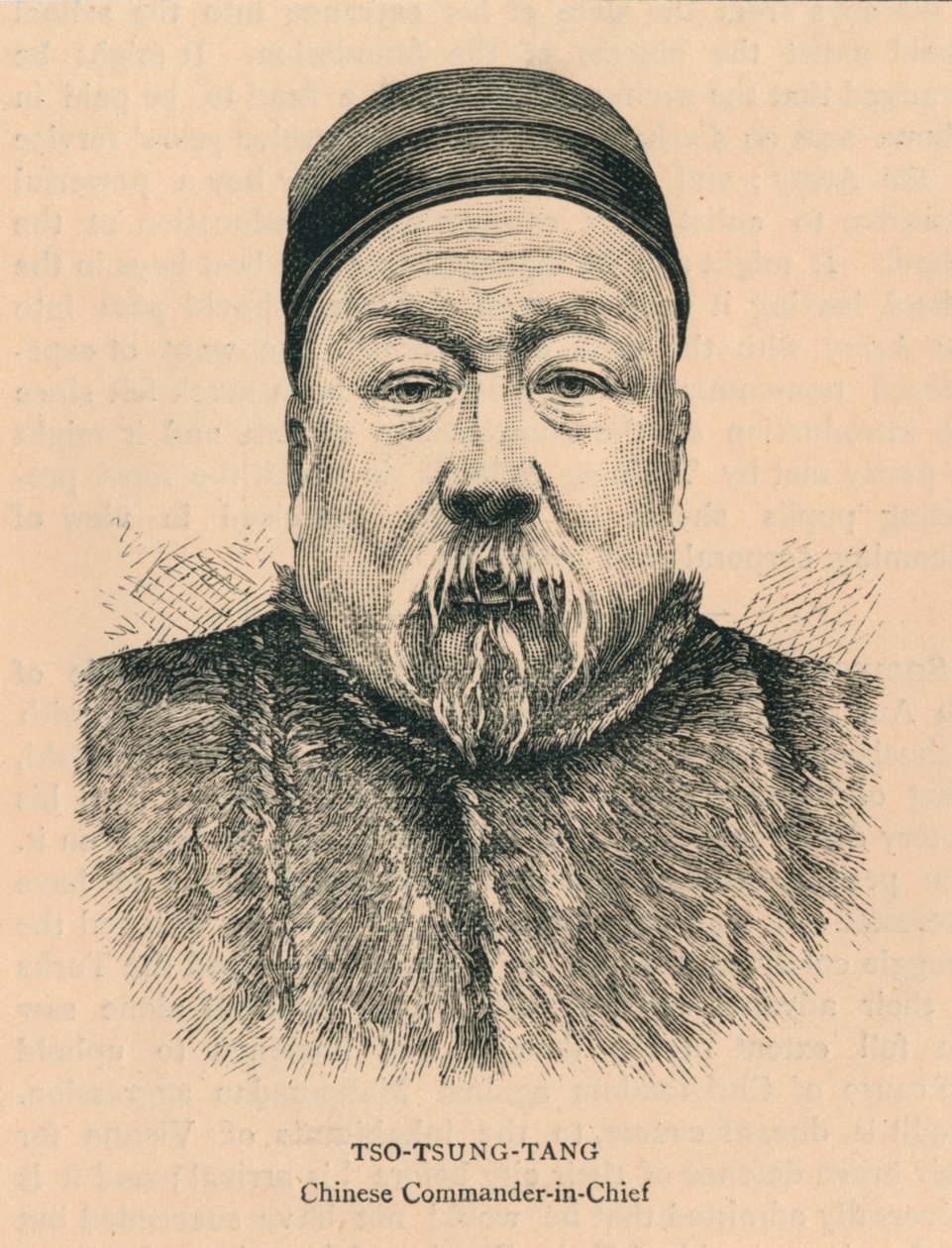 Tso-Tsung-Tang, Chinese Commander-in-Chief, late 19th century.  af Unbekannt