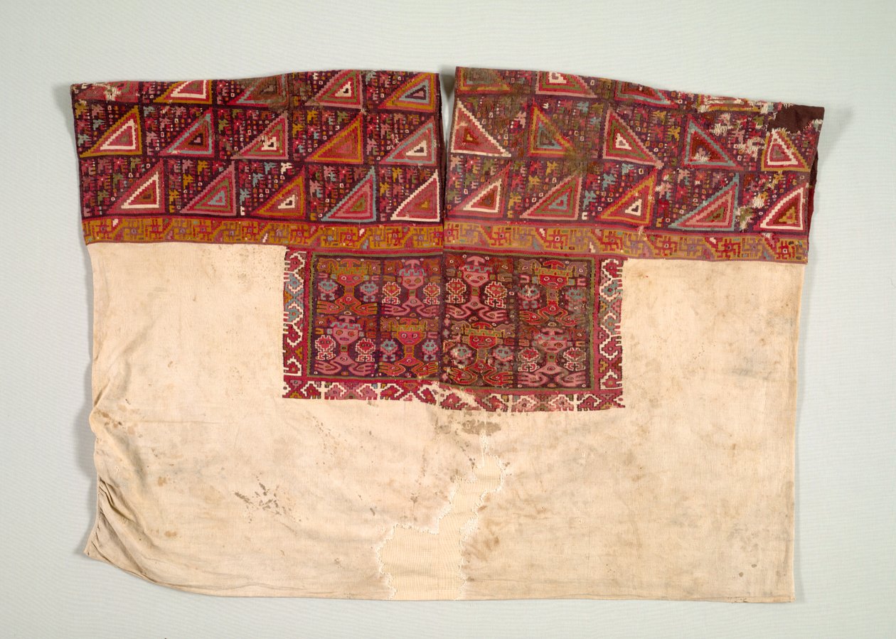 Tunikaskjorte med gobelinvævet bærestykke, 650-850. af Unbekannt