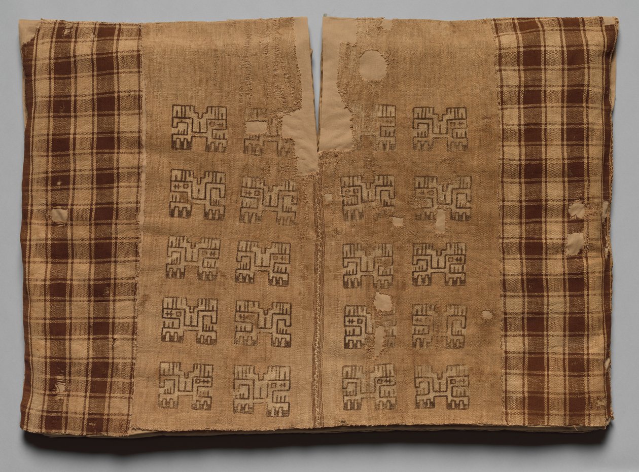 Tunika med profildyr og skakbrætter, 700 BC-AD 650. af Unbekannt