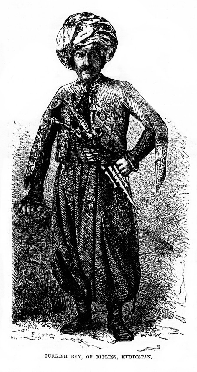 Tyrkisk Bey, af Bitless, Kurdistan, 1800-tallet af Unbekannt