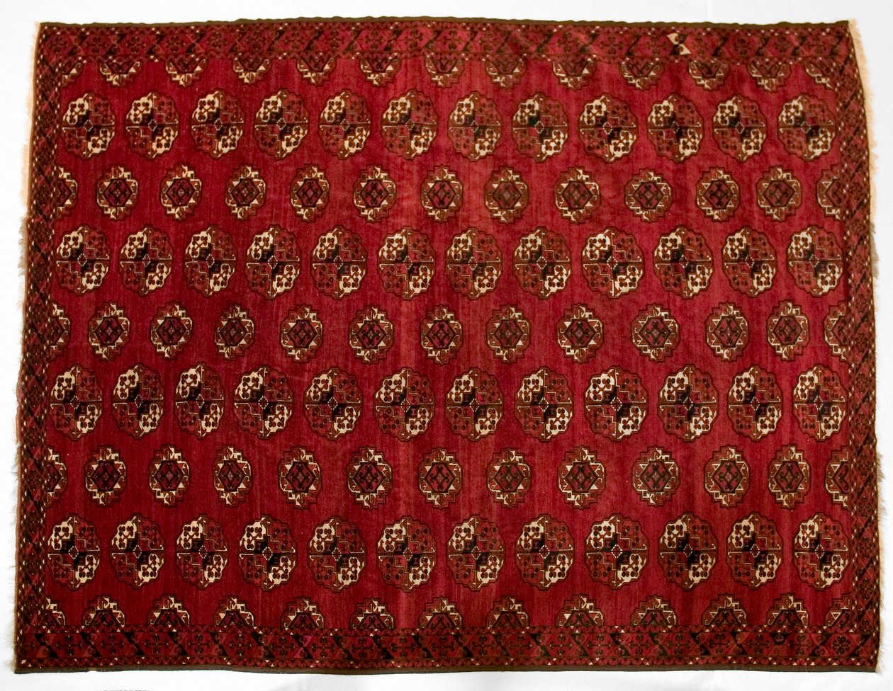 Turkmensk hovedtæppe, 1870