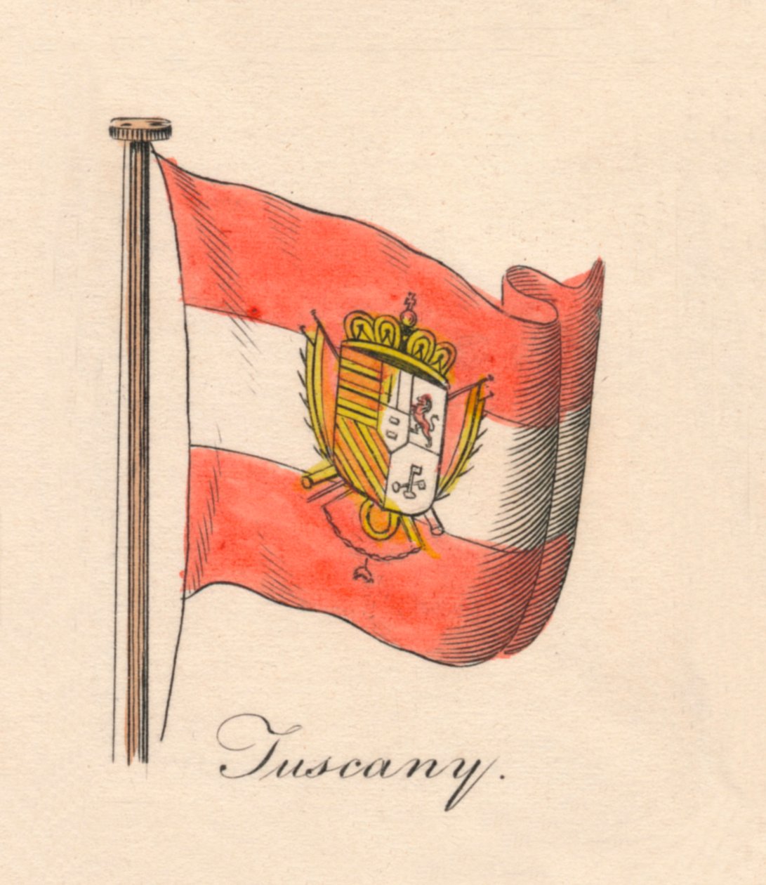 Toscana, 1838 af Unbekannt