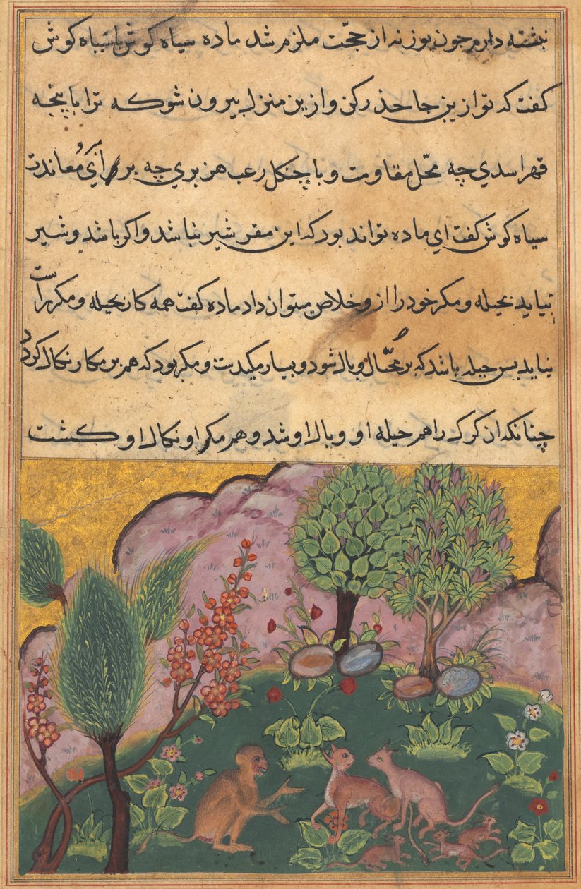 Tuti-Nama Tales of a Parrot: Tale XXIX, ca. 1560. af Unbekannt
