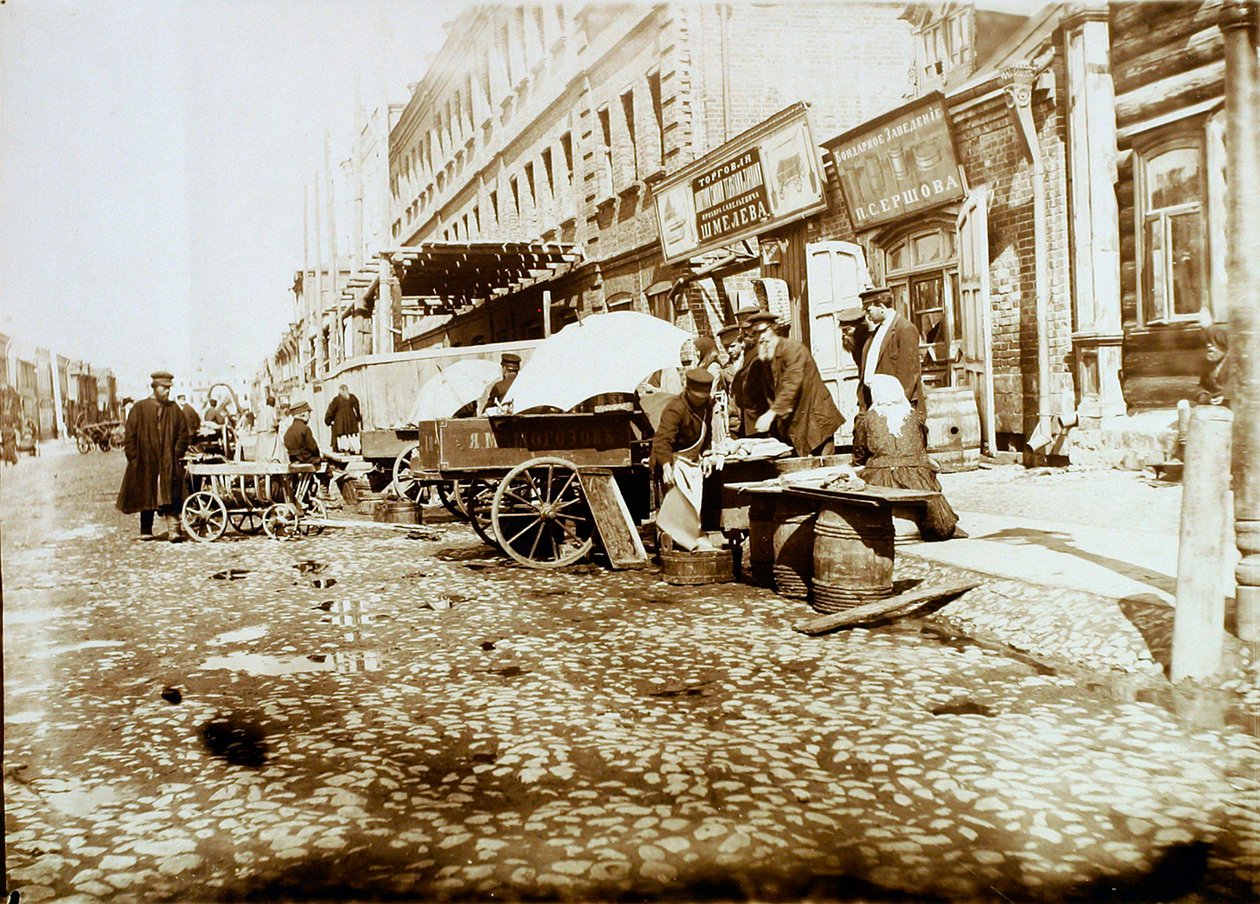 Tverskaya-Yamskaya Street, Moskva, Rusland, 1911 af Unbekannt