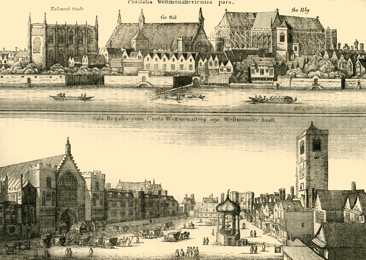 To udsigter over Westminster, 1881. af Unbekannt