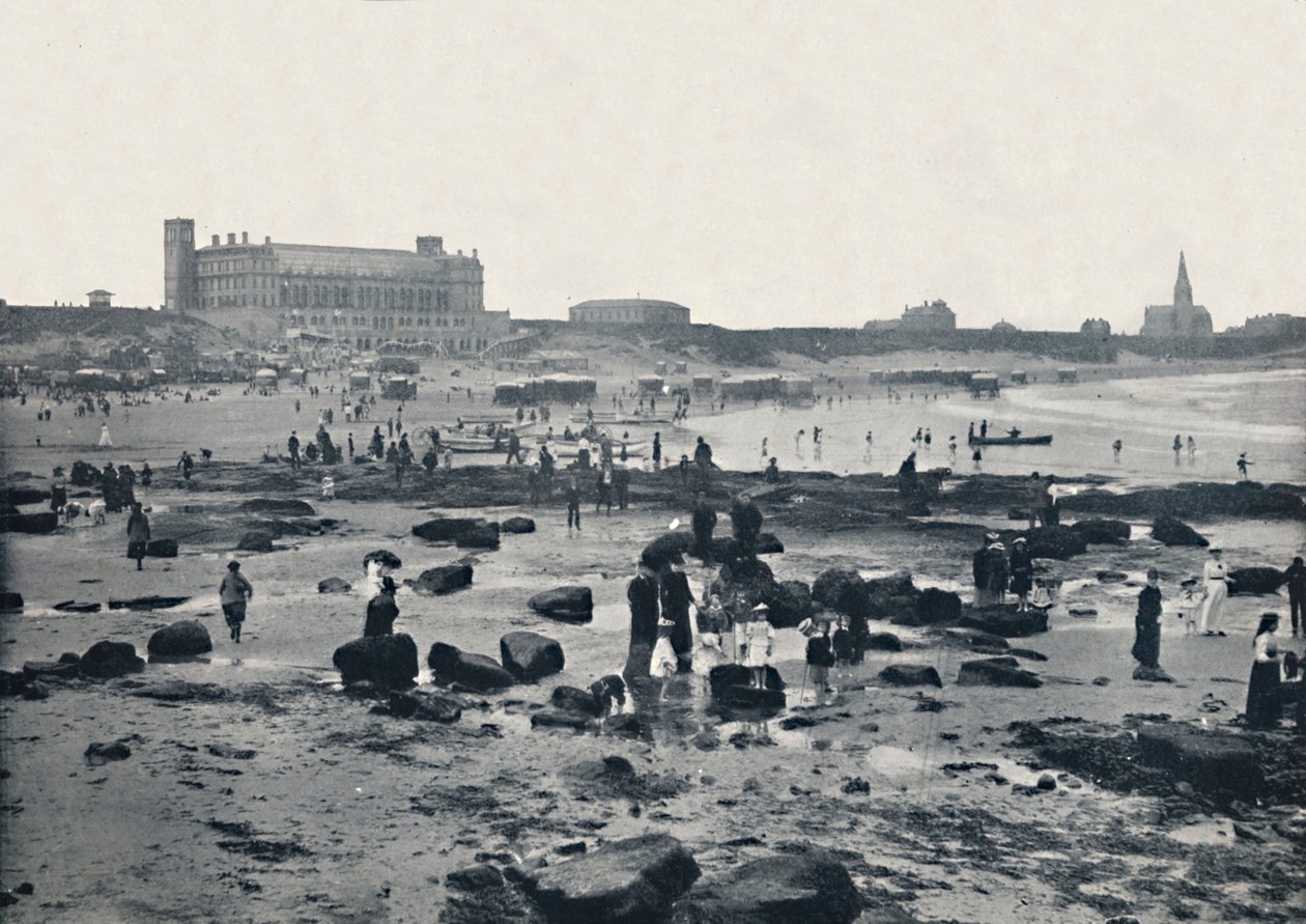 Tynemouth - The Aquarium and Sands, 1895 af Unbekannt