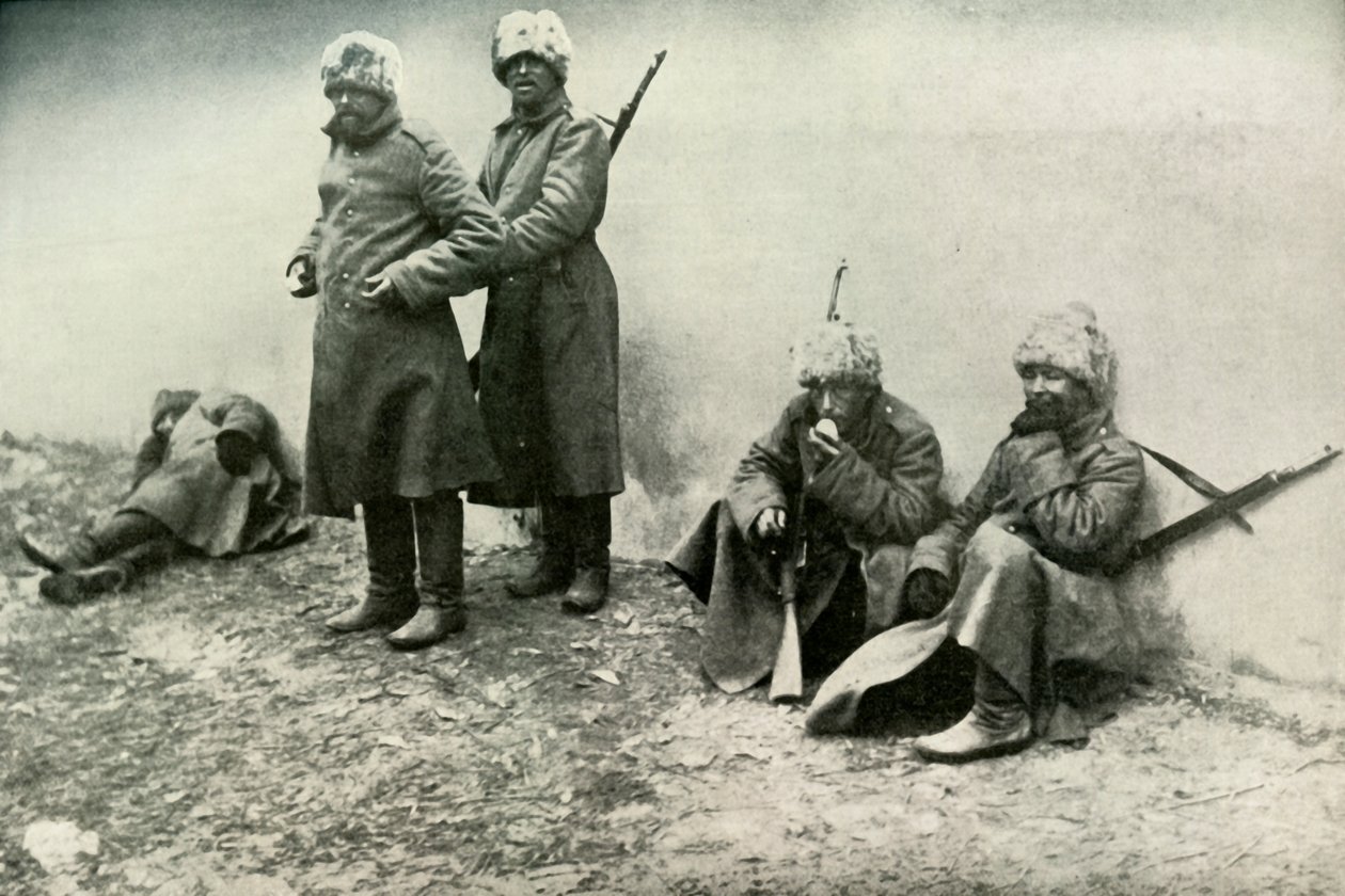 Typer af den russiske hær, 1919. af Unbekannt