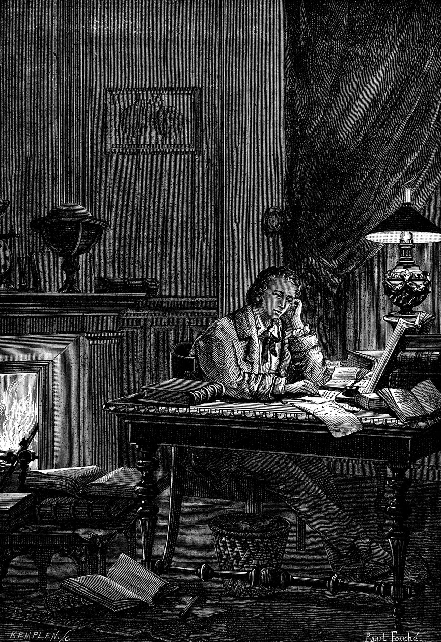 UJJ Leverrier, fransk astronom beregner positionen af planeten Neptun i 1846 1881 af Unbekannt
