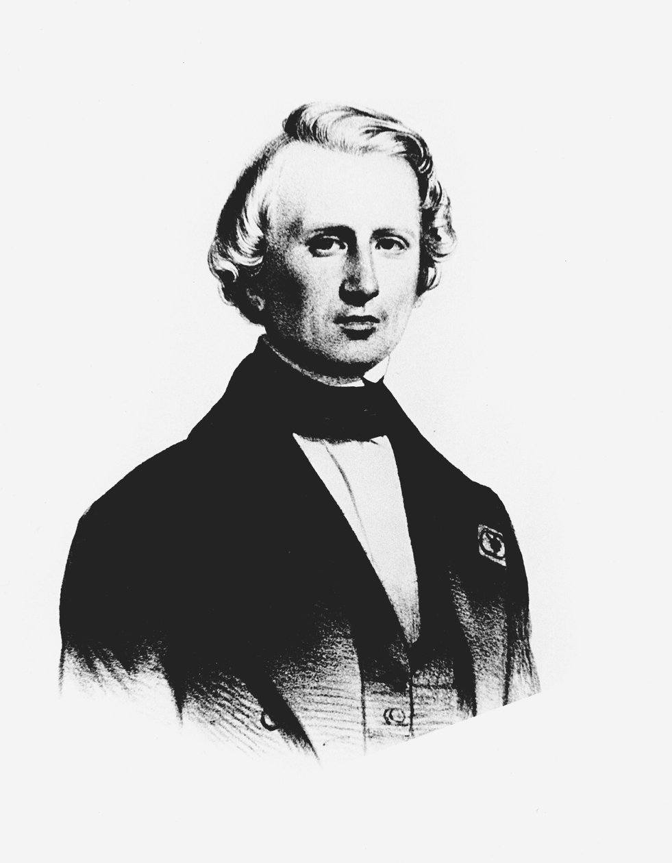 UJJ Leverrier, fransk astronom, der beregnede positionen af planeten Neptun i 1846 c1850 af Unbekannt
