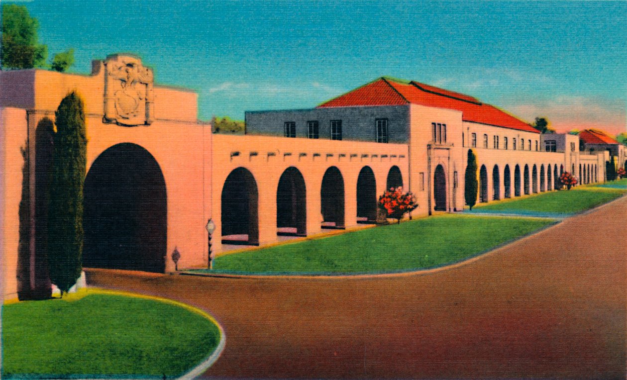 US Marine Corps Base. San Diego, Californien, c1941 af Unbekannt