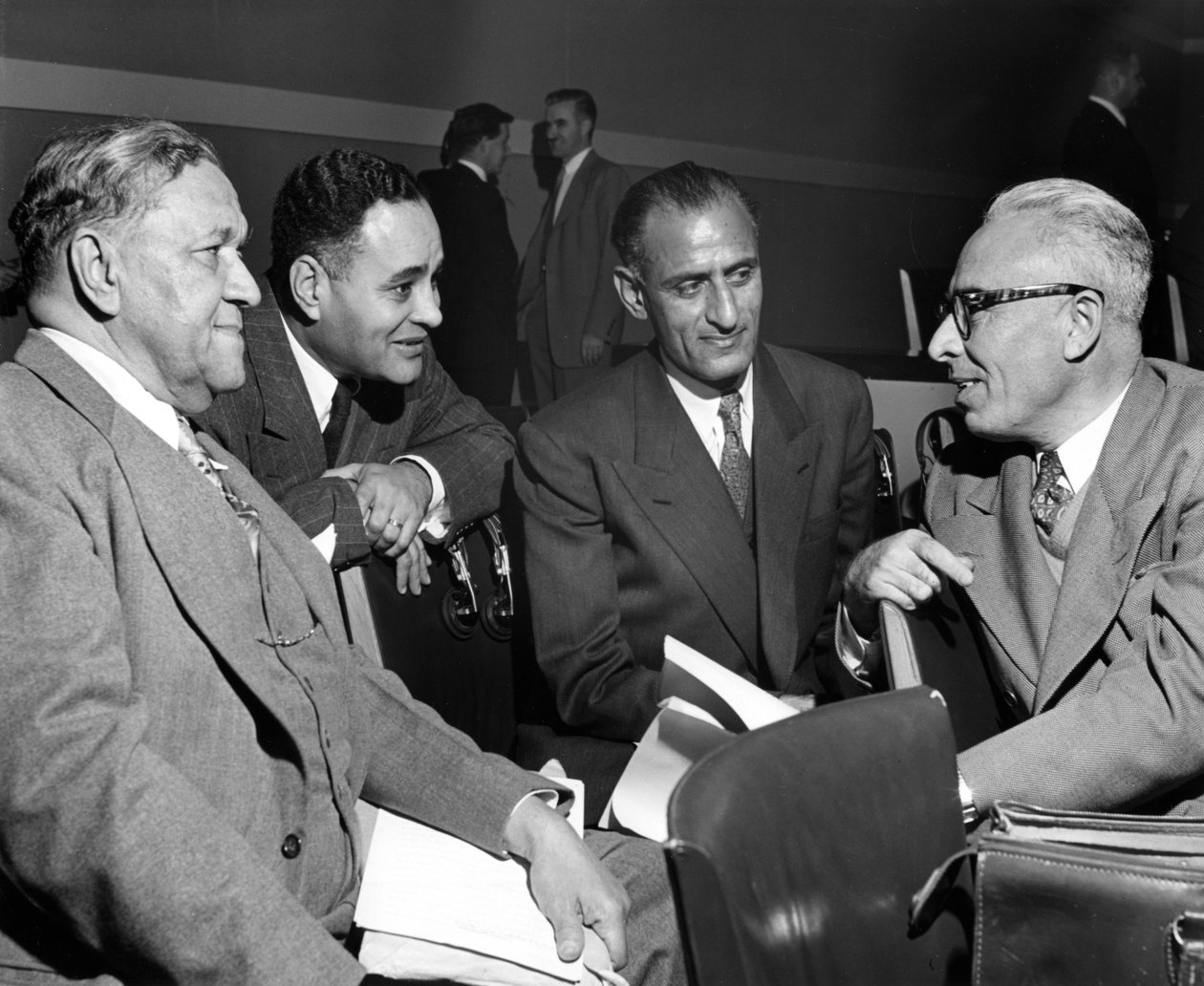 Delegerede fra USA og Pakistan ved FN, Paris, 1950