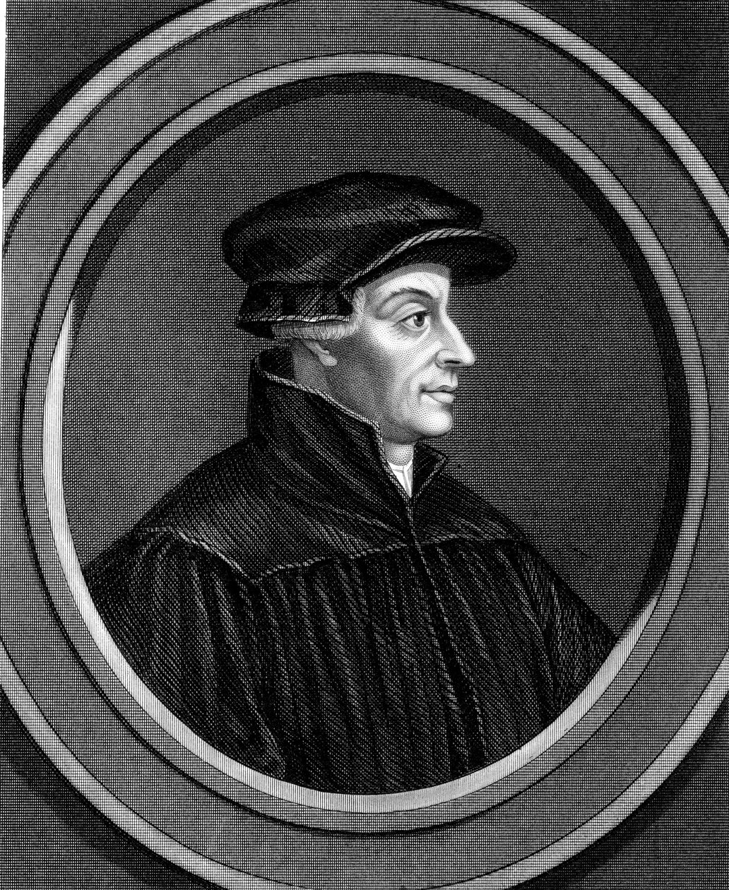 Ulrich Zwingli, guddommelig schweizisk reformation, c1530 1851 af Unbekannt