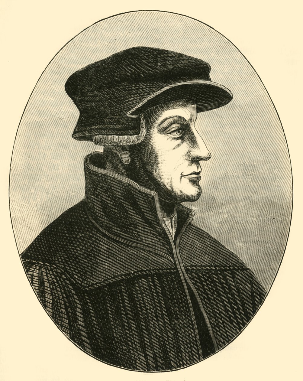 Ulrich Zwingli, c1500-1530, 1890. af Unbekannt