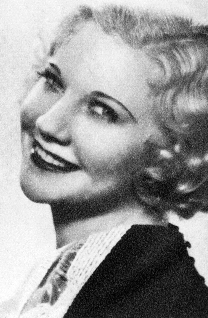 Una Merkel, amerikansk filmskuespillerinde, 1934-1935 af Unbekannt