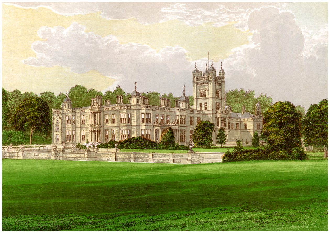 Underley Hall, Westmorland, hjemsted for jarlen af Bective, c1880 af Unbekannt