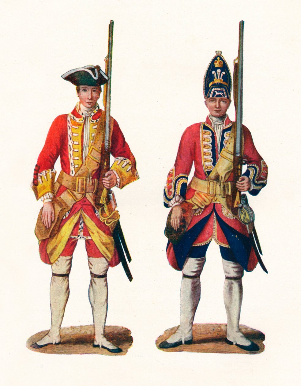Uniformer af den britiske hær, 1742, 1904 af Unbekannt
