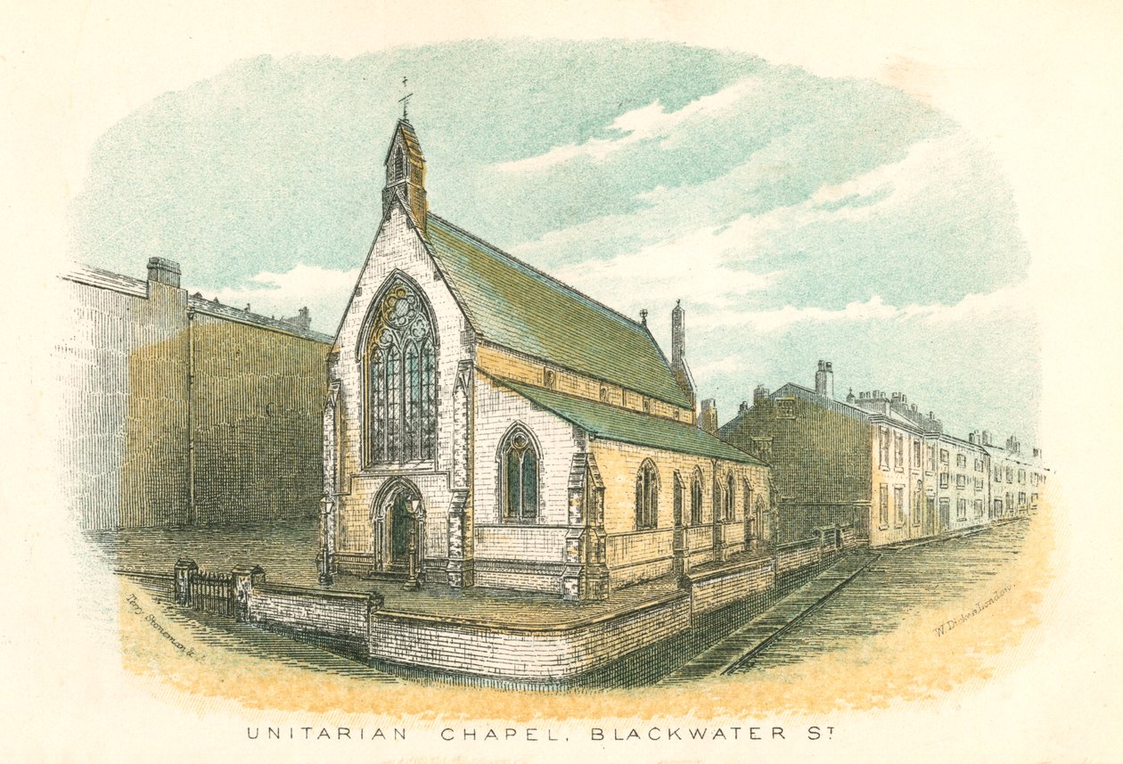 Unitarisk kapel, Rochdale, 1876 af Unbekannt