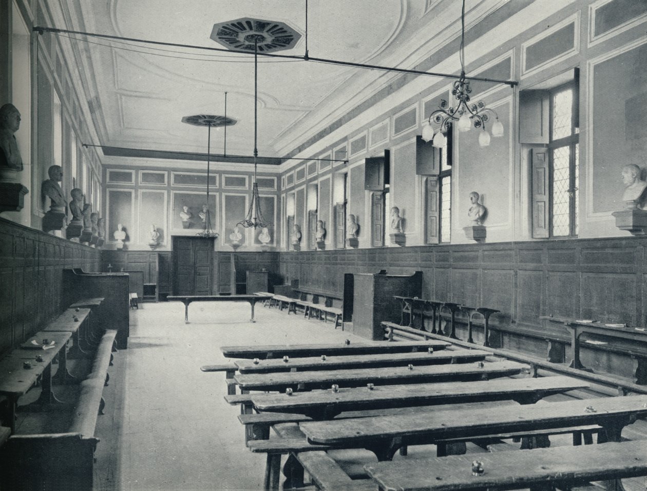 Øvre skole, ser mod syd, 1926 af Unbekannt