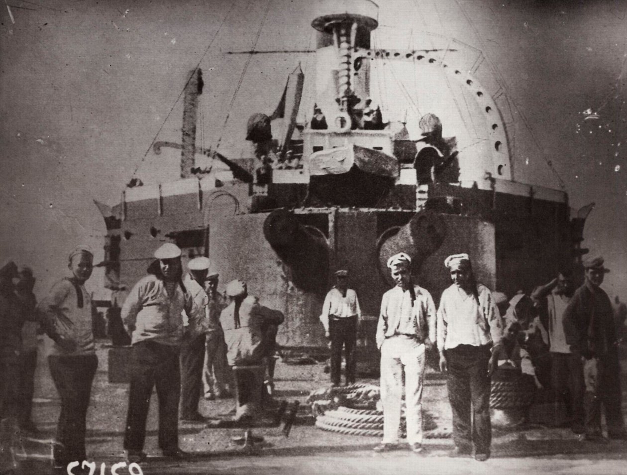 Opstand på slagskibet Potemkin, Constanta, Rumænien, 1905 af Unbekannt