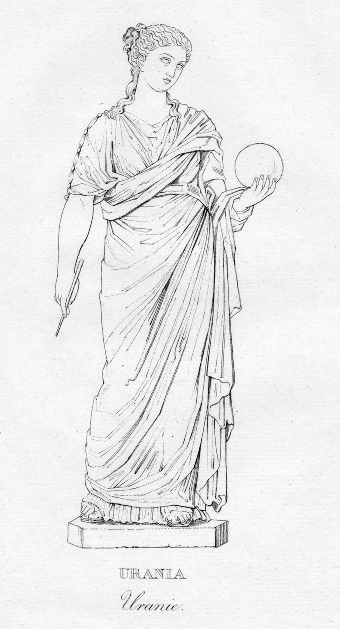 Urania Uranie, c1850 af Unbekannt