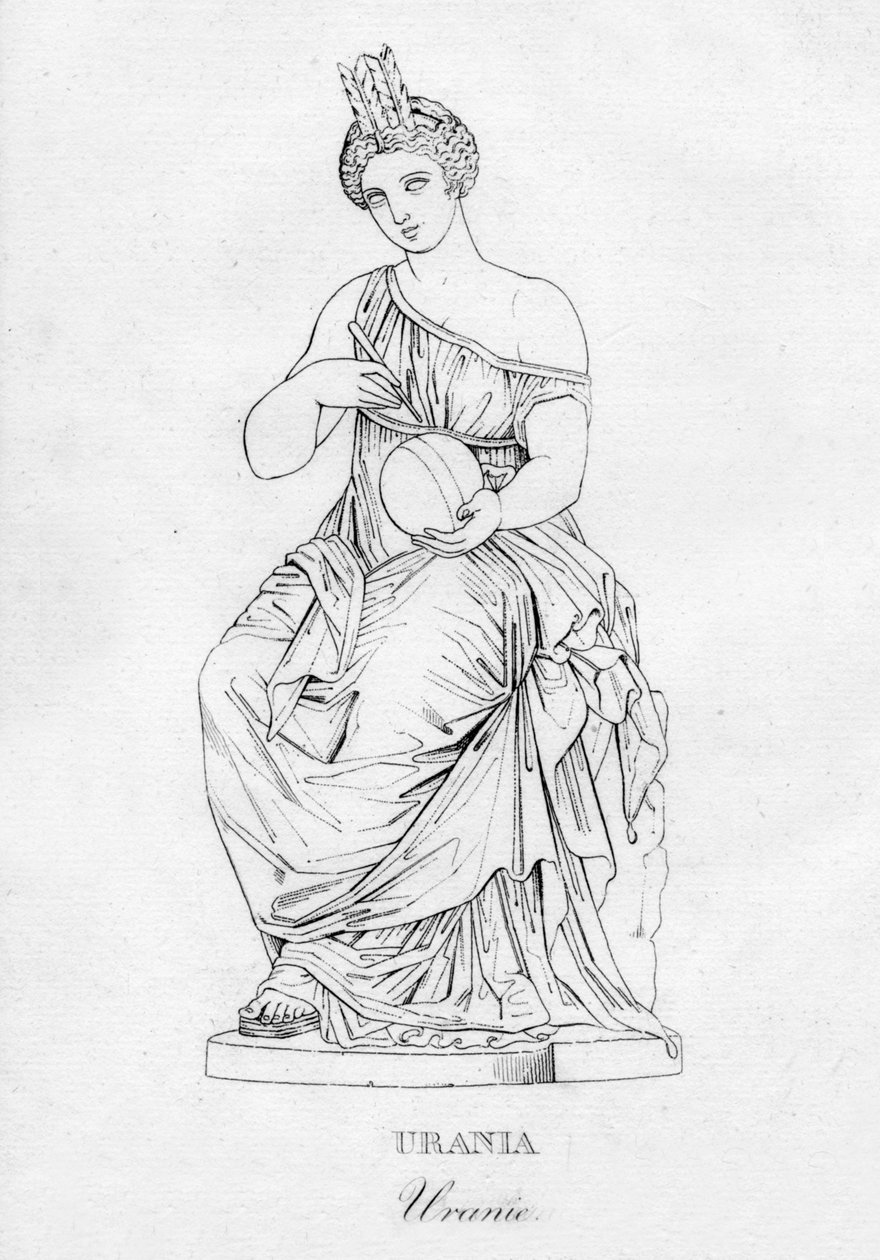 Urania Uranie, c1850 af Unbekannt
