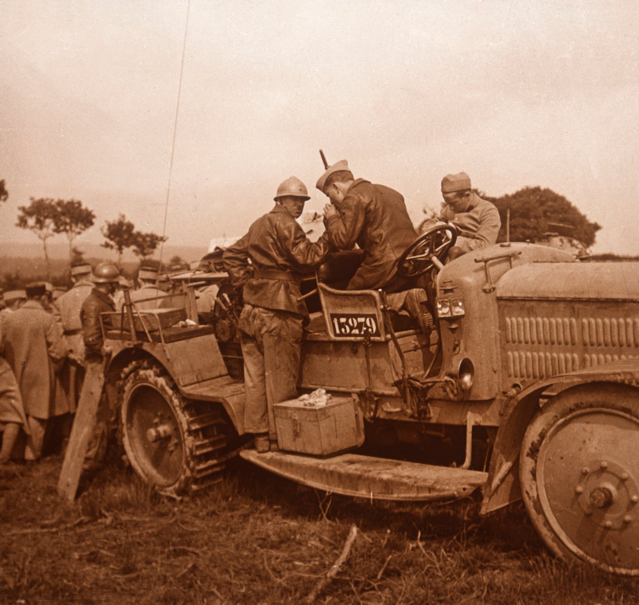 Brug af spillet til spærreballon, Somme, Nordfrankrig, c1914-c1918. af Unbekannt