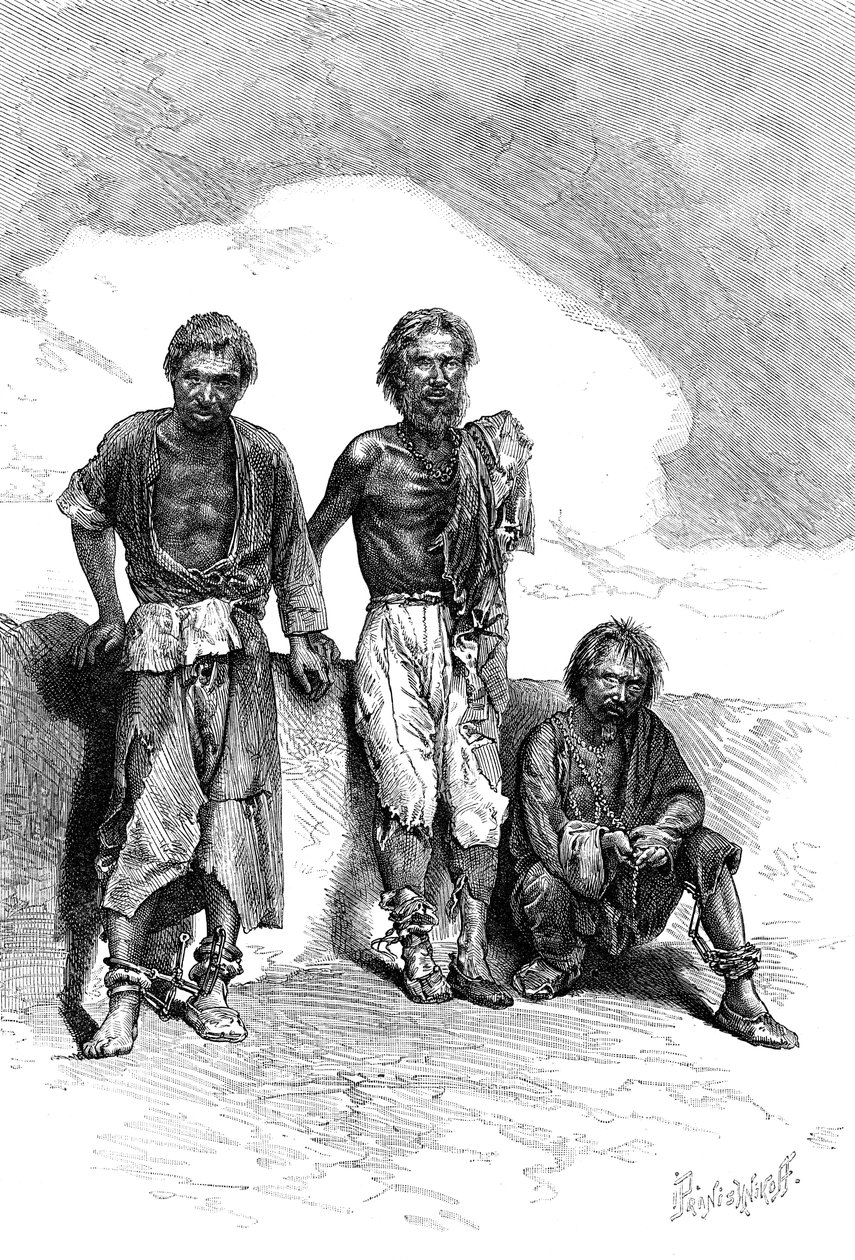 Vagrant Convicts, Kina, c1890 af Unbekannt