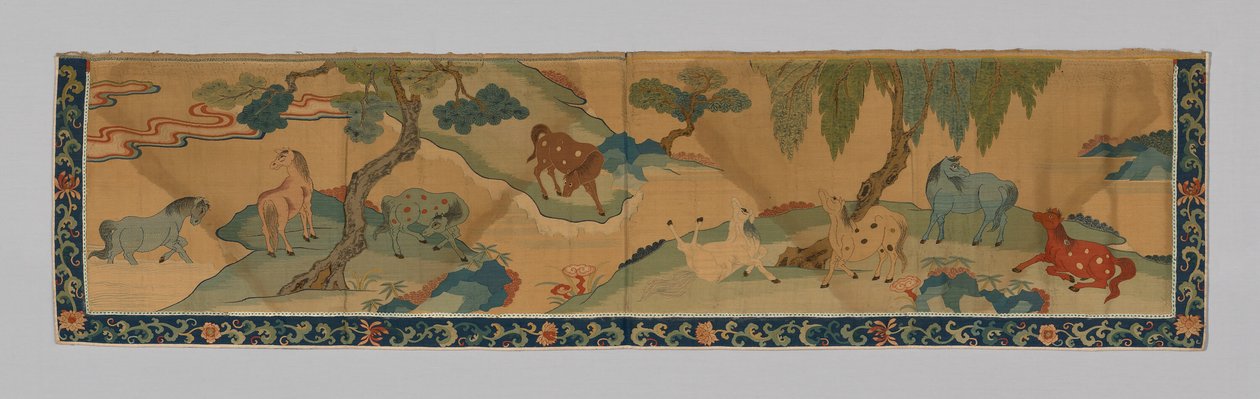 Valance, Kina, Qing-dynastiet 1644-1911, 17901820. af Unbekannt