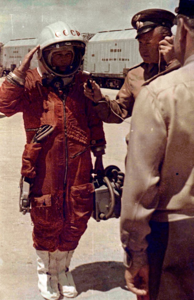 Valentina Tereshkova, russisk kosmonaut, Baikonur Cosmodrome, USSR, 16. juni 1963 af Unbekannt