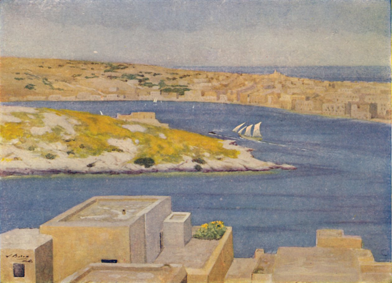 Valetta Havn, 1924 af Unbekannt