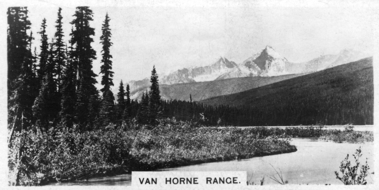 Van Horne Range, Canadian Rockies, c1920