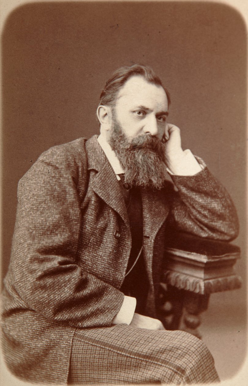 Vasily Perov, russisk kunstner, 1880 af Unbekannt