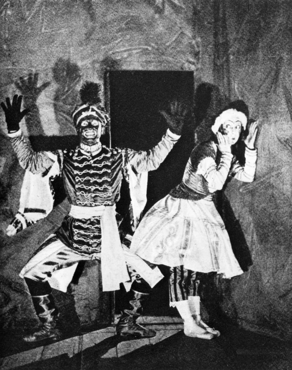 Vaslav Nijinsky, russisk balletdanser, i Petrusjka, Paris, 1912, 1930 af Unbekannt