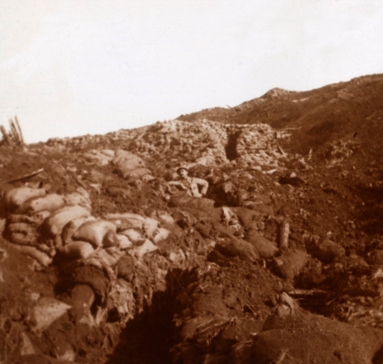 Vauquois, Nordfrankrig, c1914-c1918 af Unbekannt