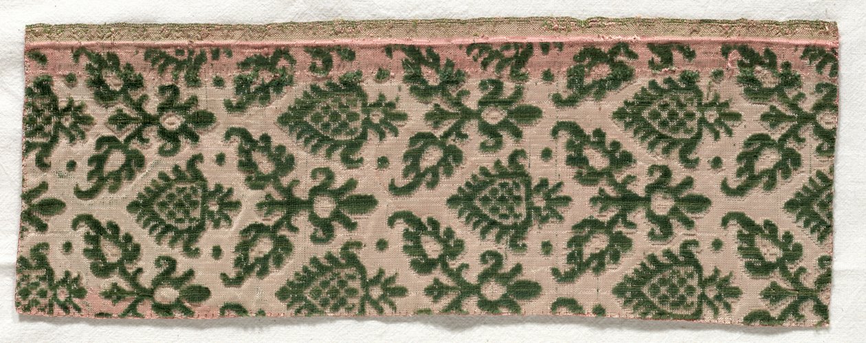 Fløjlsfragment, 1500-tallet. af Unbekannt
