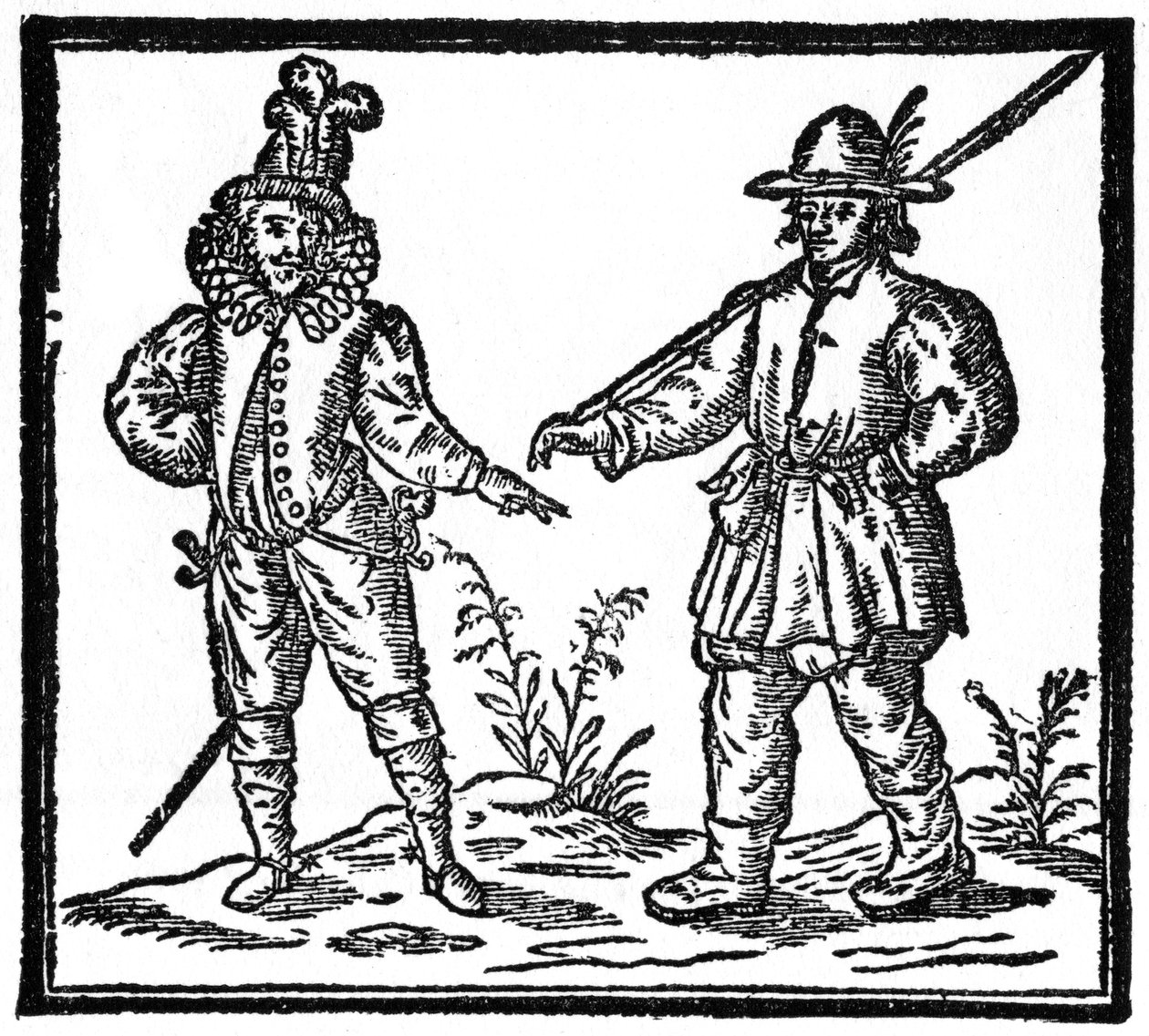 Ridebukser i fløjl og stofbukser, 1592, 1910 af Unbekannt