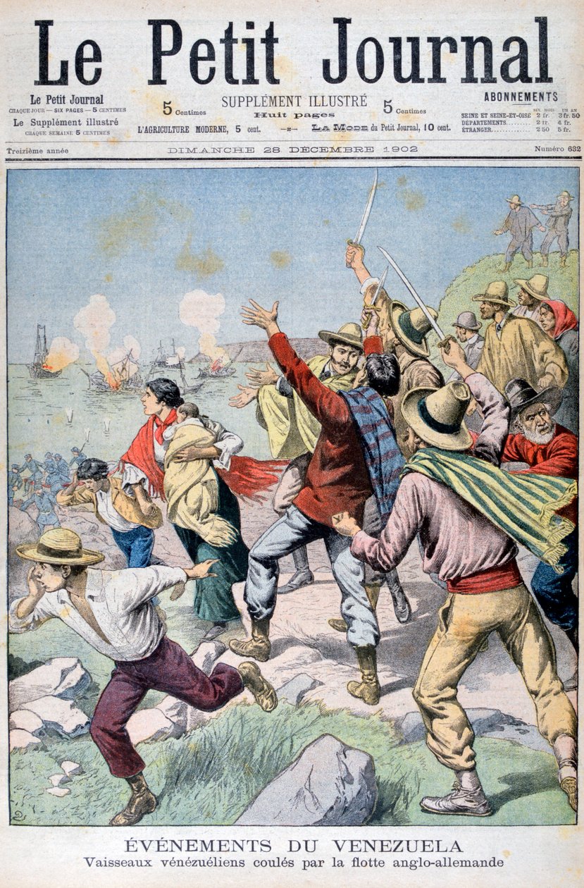 Venezuelanske skibe sænket af den engelsk-tyske flåde, 1902 af Unbekannt
