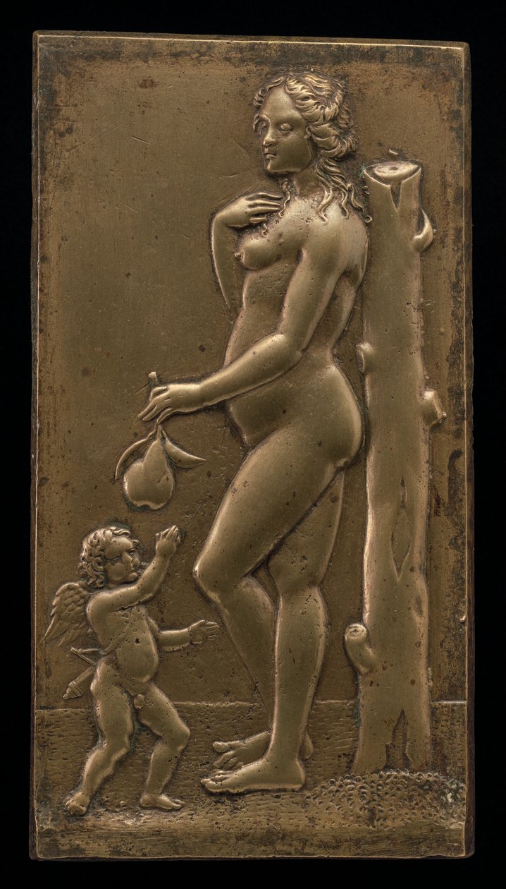 Venus og Amor, midten af det 16. århundrede. af Unbekannt