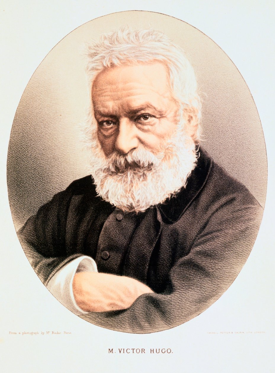 Victor Hugo, fransk digter, dramatiker og romanforfatter, c1880 af Unbekannt
