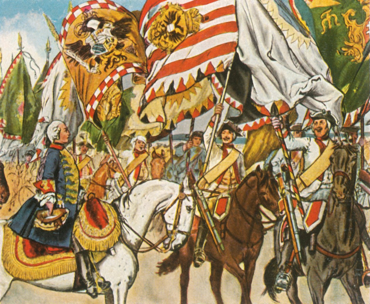 Sejrsfest i Hohenfriedberg, 4. juni 1745, 1936. af Unbekannt