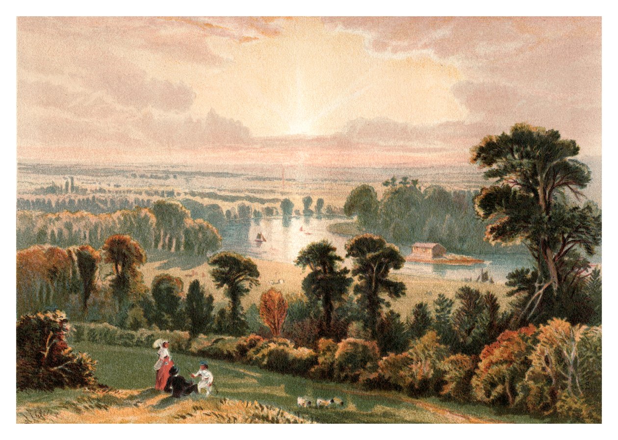 Udsigt fra Richmond Hill, 1880 af Unbekannt